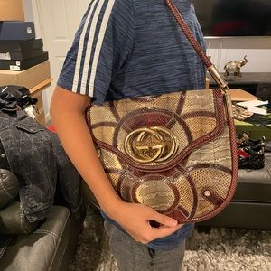 Rare Gucci by Tom Ford Lizard and Python Bag